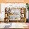 Kids Toy Storage Cabinet with 8 Bins, Open Shelves & Single-Door Cabinet Child-Friendly Organizer for Books